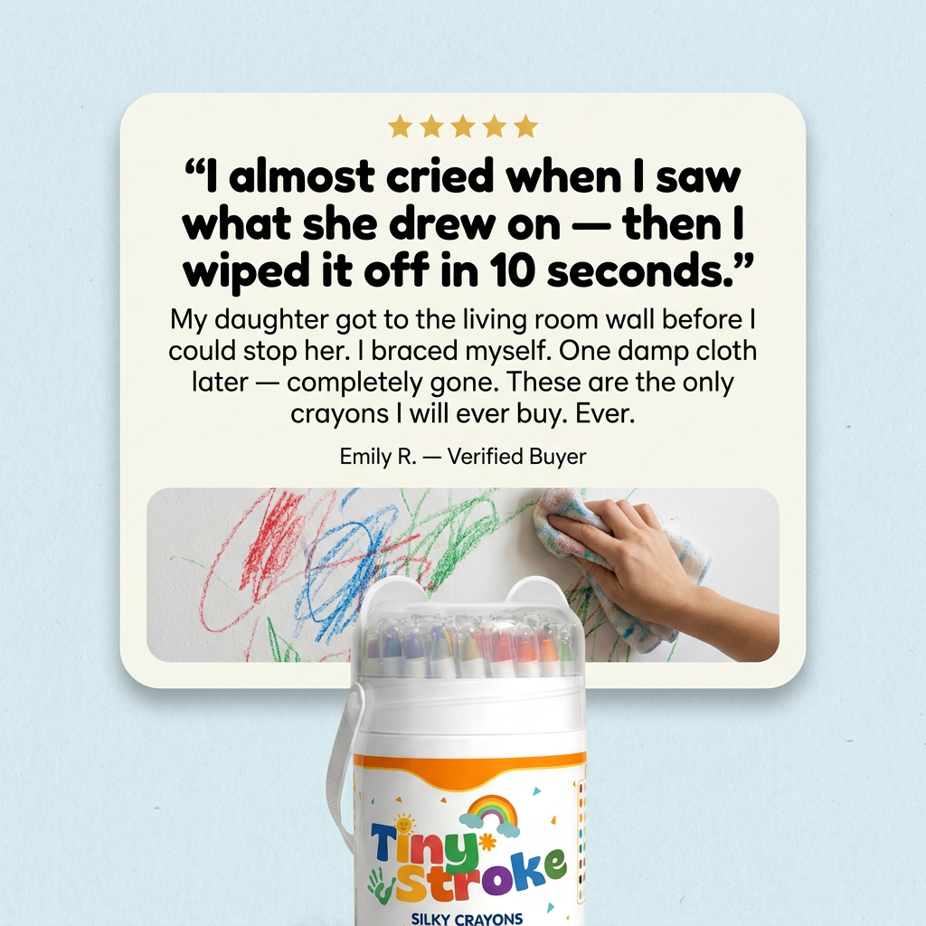 TinyStroke™ Washable Twist Crayons